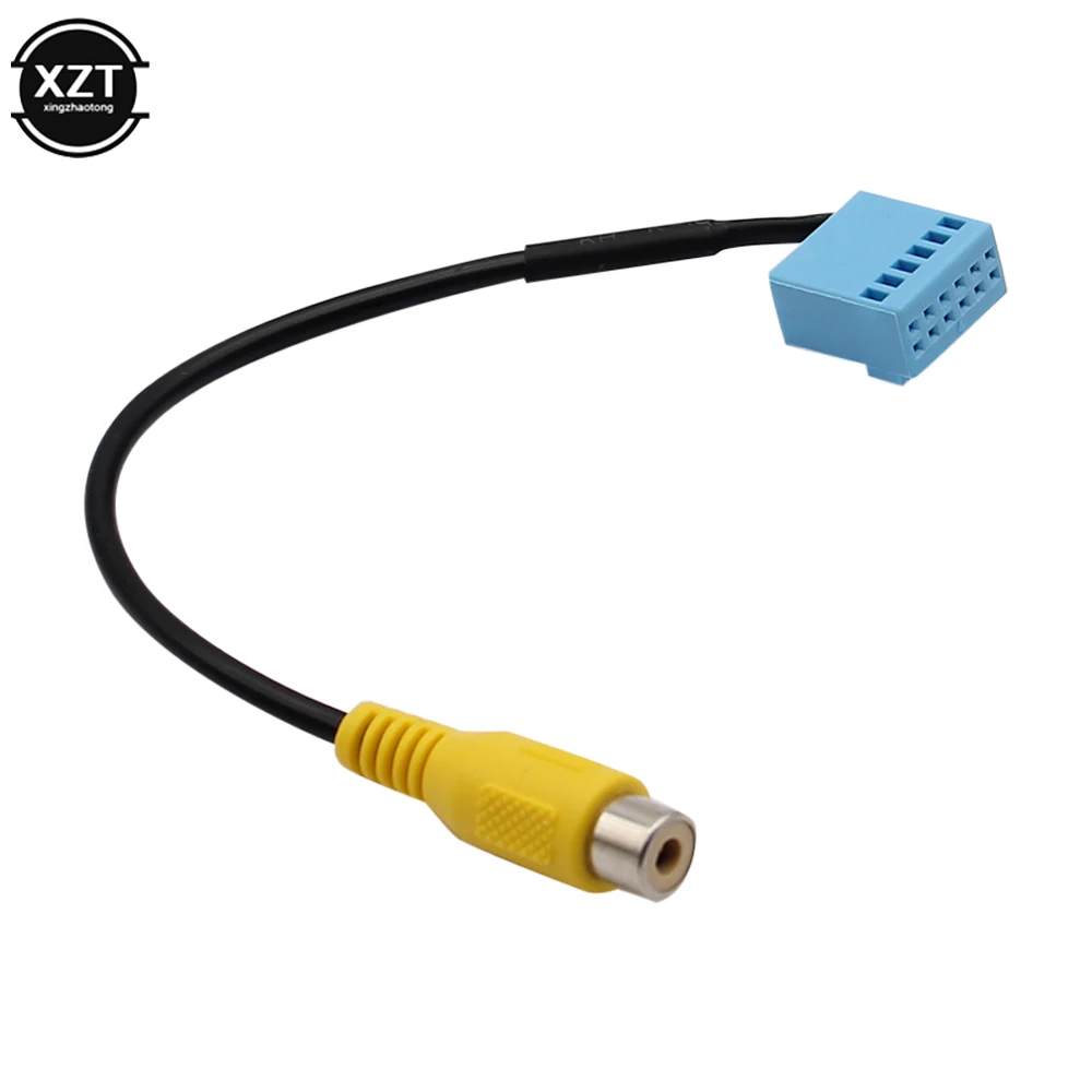 Car Rear View Camera Adapter Cable Video Connector For Skoda Volkswagen Passat B6 PQ MIB RCA Line