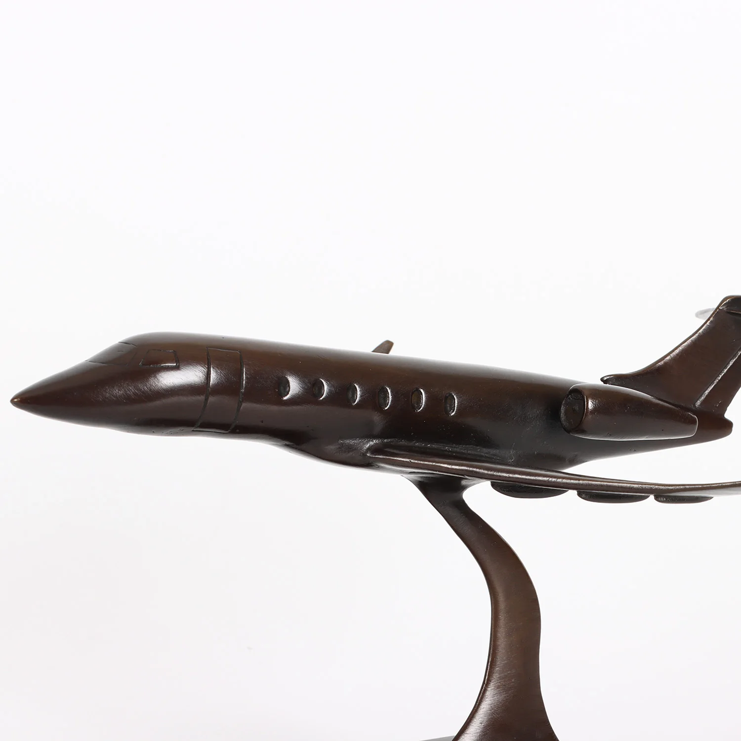 Bronze Challenger 350 Aircraft Plane Statue Figurine Airplane Sculpture for Home Decoration Collection 6