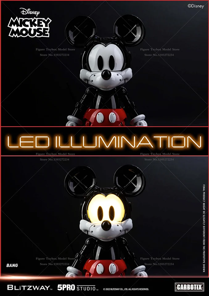 Bang In Stock BLITZWAY Original 18cm Cartoon Robot Vampire Mickey