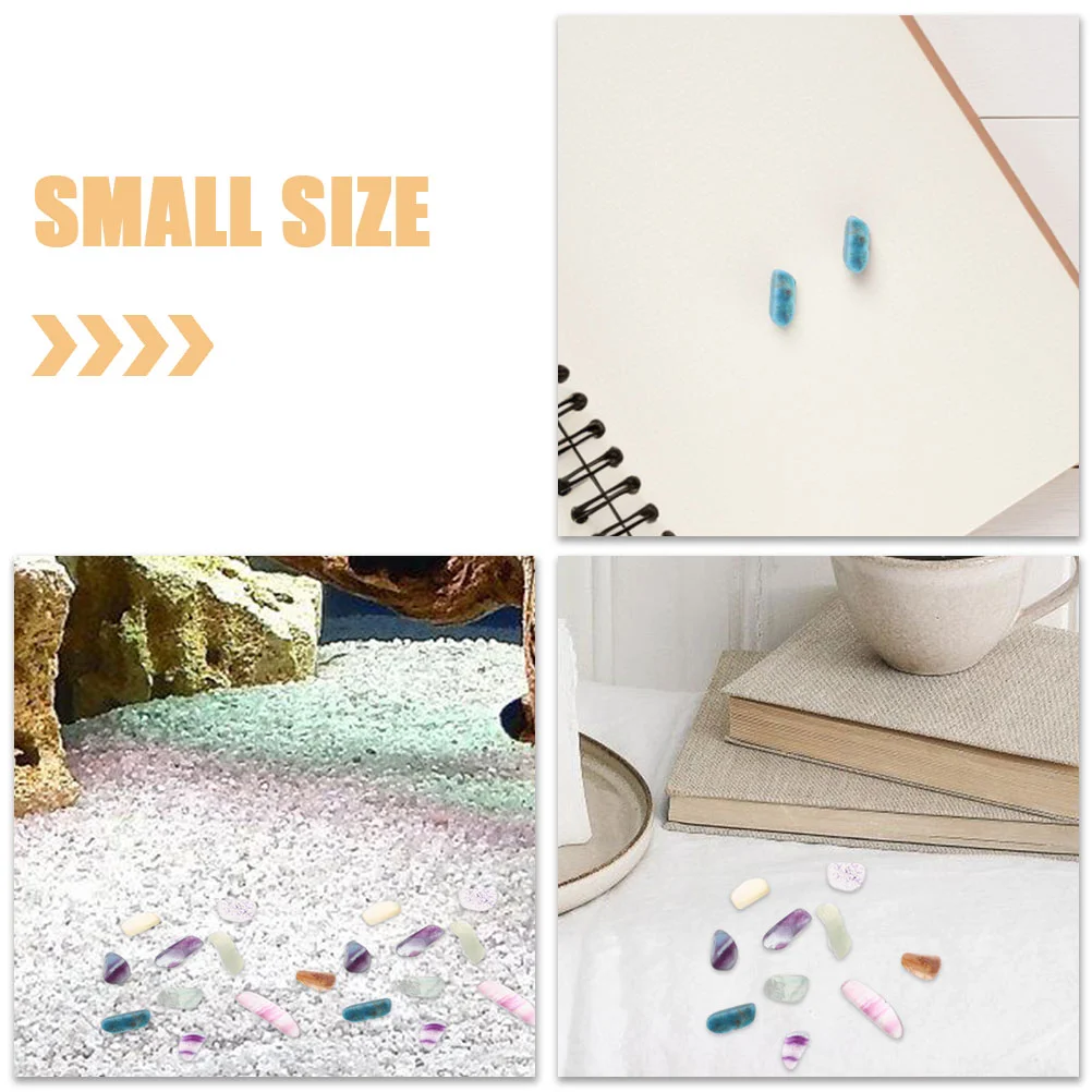 Fish Tank Pebble Decoration Betta Rocks Decorations Aquarium Pebbles Natural Gravel Turtle Bowl