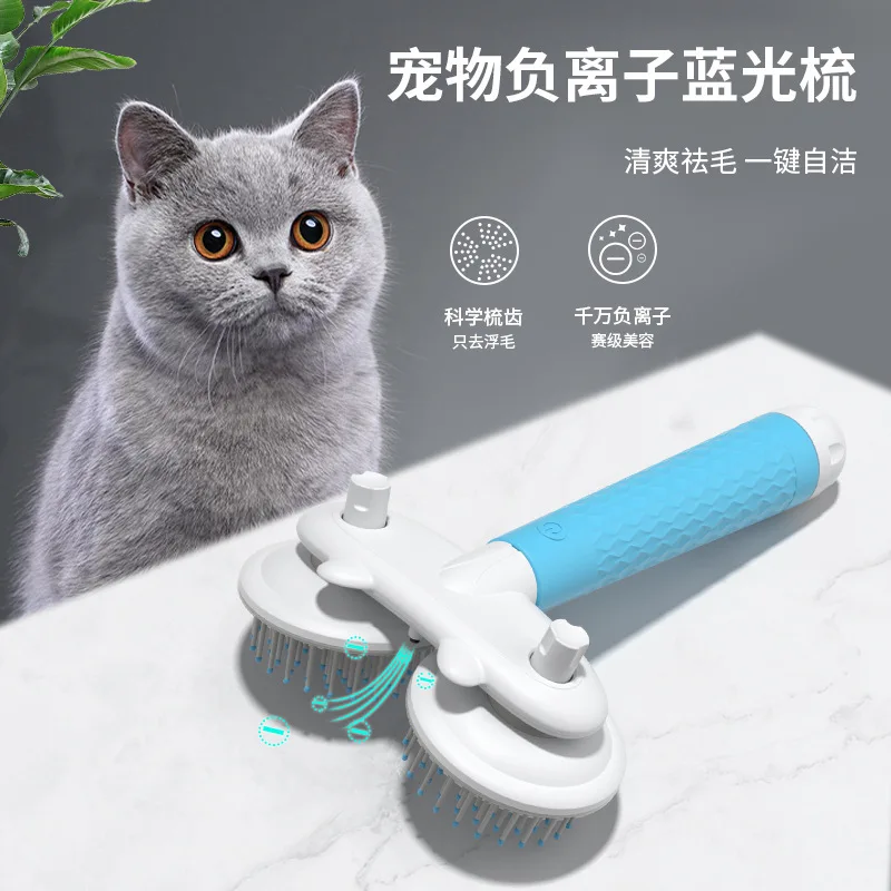 

Pet Comb Cat Dog De-fluffing Needle Comb De-shedding Comb Knotting Cat Pet Brush Dog Grooming