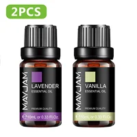2PCS Natural Plant Essential Oils for Massage Body Lavender Jasmine Eucalyptus Vanilla Fragrance Oil for Humidifier Diffuser