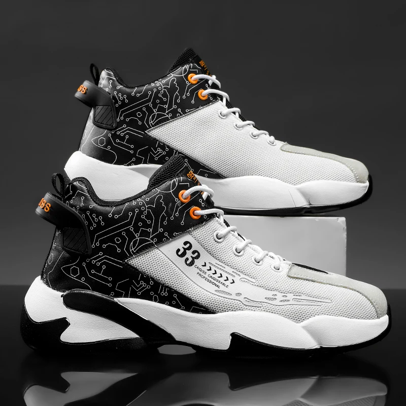 Men's Low-Top Lightweight Cushioning Sneakers, Breathable Lace-Up Design, Suitable for Running, Walking, Hiking - Comfortable for All Seasons, Breathable Low-Top Design, Outdoor Walking, Stylish Sporty Style, Stable Lace-Up Design, a Must-Have for Fitness Enthusiasts, Modern Sneakers, Non-Slip Shoes, Cushioning and Support.