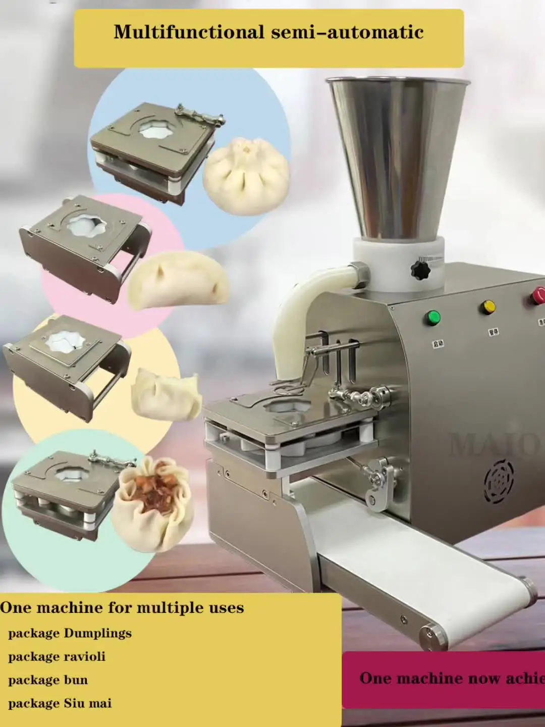 Полуавтоматическая машина для изготовления булочек с начинкой на пару Momo супных