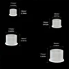 JC TATTOO 100pcs Disposable Tattoo Ink Caps S/M/L/XL Tattoo Ink Cups with Base Clear Plastic Pigment Permanent Makeup Container 3