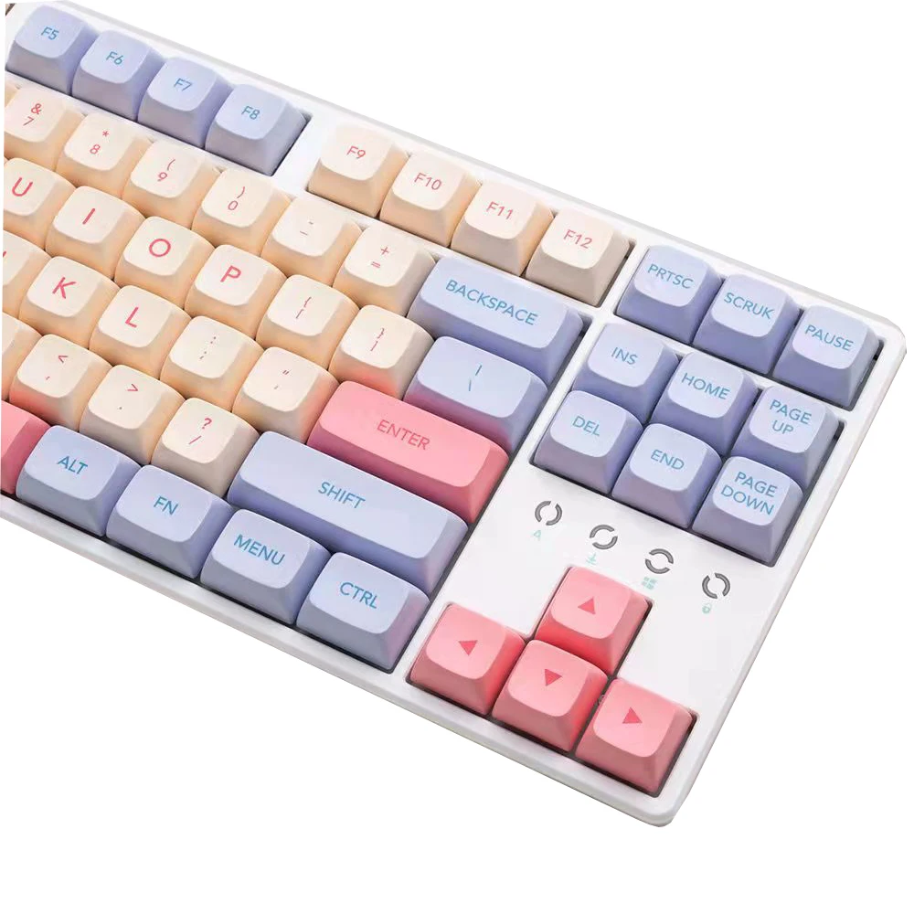 

PBT Dye-subbed XDA Keycaps for MX Switches of 61 63 64 67 68 84 87 96 104 108 Mechanical Keyboards