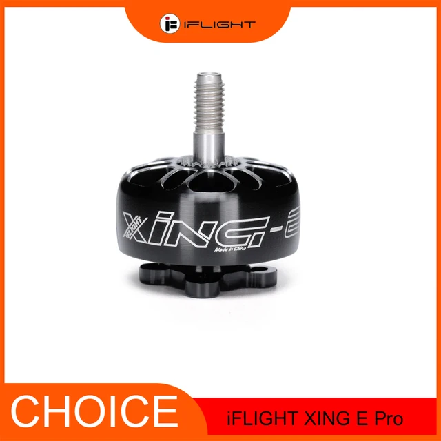 iFlight XING E Pro 2207 Brushless Motor – 6S/1800KV | 4S/2450/2750KV | 5in Prop Compatible for FPV Racing 1