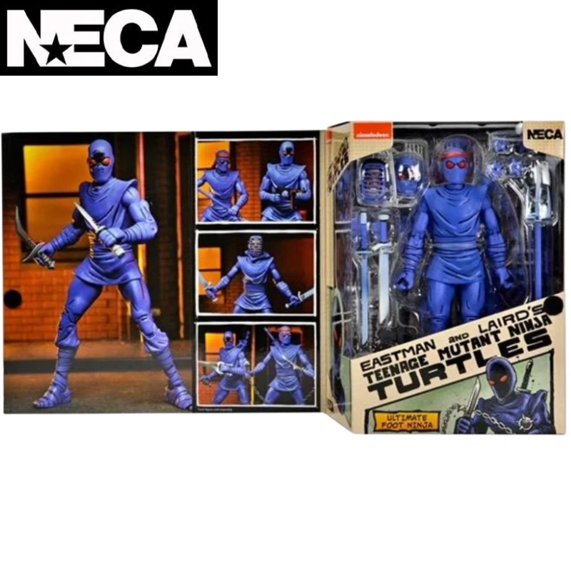 

In Stock NECA Original Ninja Turtle TMNT Ninja Foot Soldier Can Move Doll Hand To Do Great Gift From A Collector