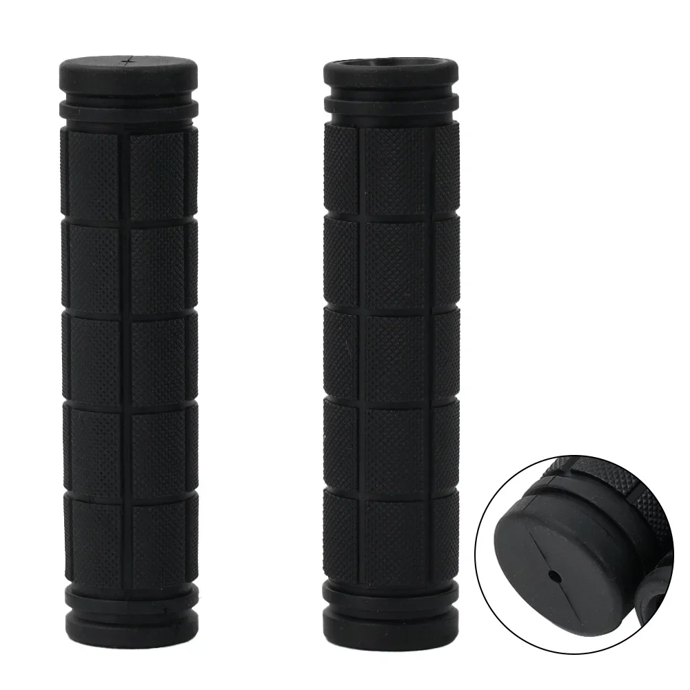 2PCS Bike Handle Handlebar 22mm Anti Slip Rubber Grip Accessories For Sport Bikes Motorcycle Accessories bicycle handlebar grips,bicycle accessories,bicycle handlebar