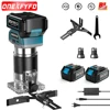 5 Speeds Brushless Electric Hand Trimmer Cordless Wood Router Woodworking Engraving Slotting for Makita 18V Battery 1