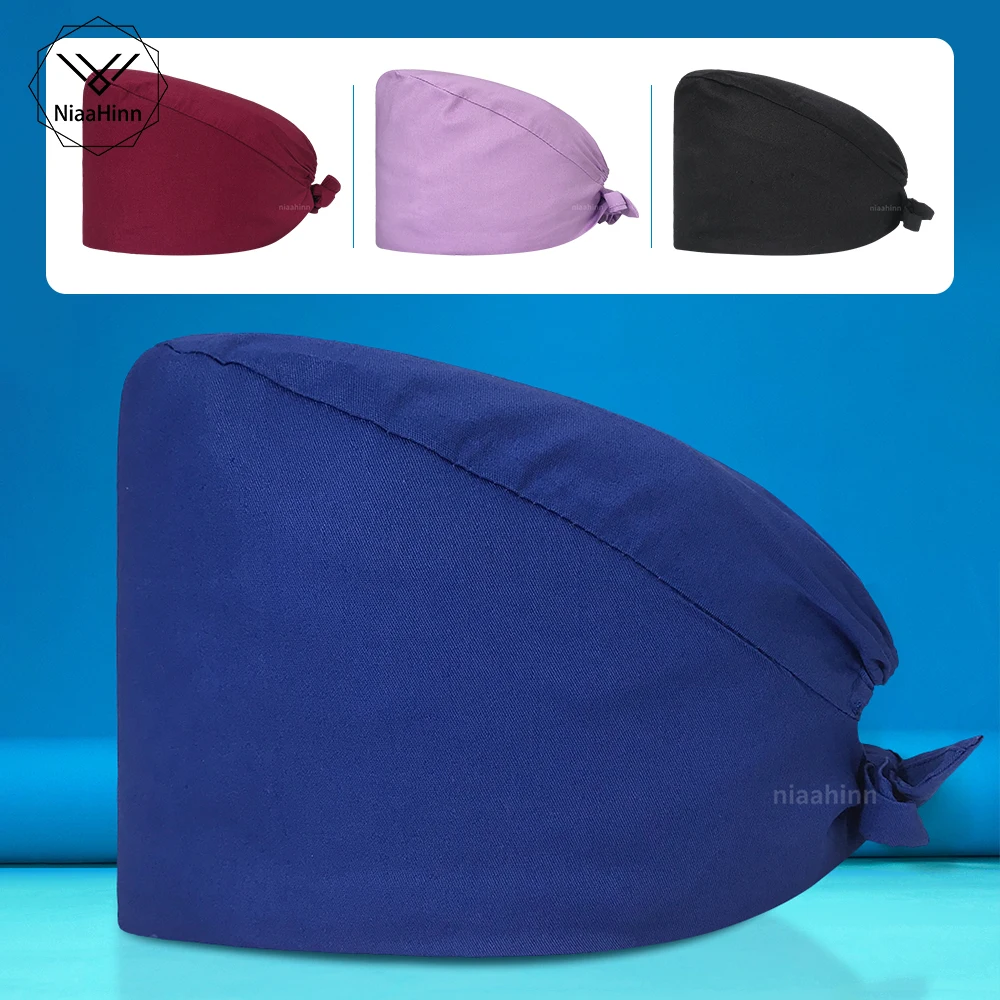 

Докторская медсестра, оптовая цена, кухонная Пылезащитная крышка, женская модная простая шапка унисекс для ухода за ребенком