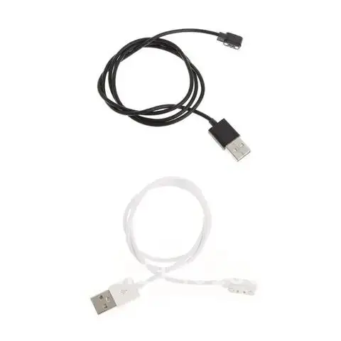 

Универсальное зарядное устройство для умных часов, USB-кабель для зарядки, 2 контакта, 4 мм, зажим, провод зарядного устройства для смарт-браслета