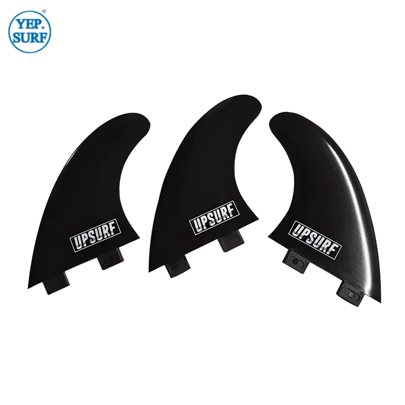 UPSURF FCS G5 Fins For Surfboard Surfing Fins Black Nylon Plastic Quilla Paddle Surf Fins 3 Pcs/set Sup Surfing Board