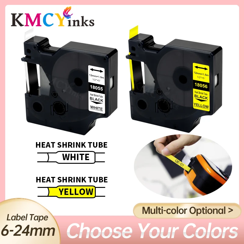 Kmcyinks 6/9/12 Millimetri 45013 40913 43613 Etichetta D1 Nastro Per Dymo 45010 45016 45018 Etichette Fit Per Dymo Labelmanager 160 280 Etichettatrice