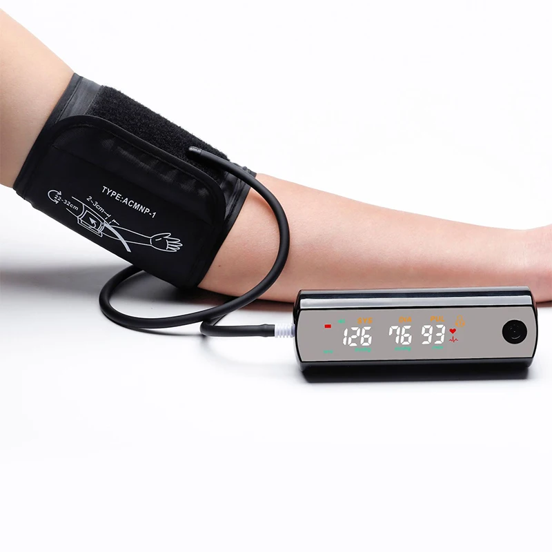Blood Pressure Monitor Blood Pressure Meter Rechargeable Tensiometer Smart Blood Pressure Monitor Arm Cuff Tonometer Digital Sphygmomanometer Voice Medical BP Monitors
