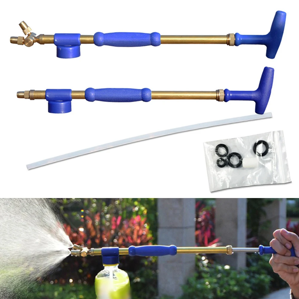 

Garden Manual Sprayer, Transform Your Beverage Bottle Into A Powerful Garden Pressure Spray Nozzle Garden Atomizing Sprinkle