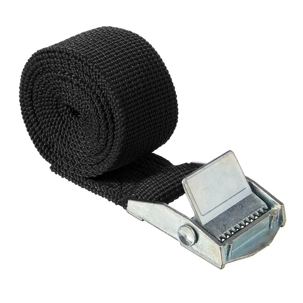 

1pc 25mmx1m Zinc Alloy Nylon Lashing Strap With Cam Buckle Hand Tools Heavy Duty Fixing Tools 250 LBS Working Load Capacity