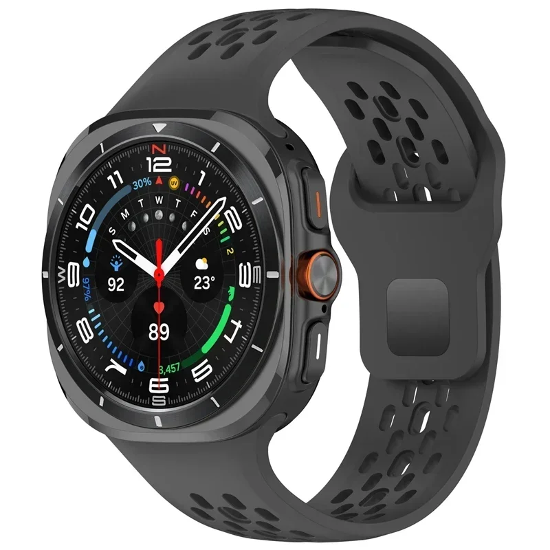 Breathable Silicone Sports Watchband Bracelet