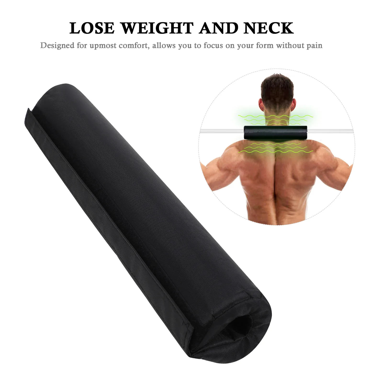2pcs Barbell Shoulder Pads Non-Slip Gym Fitness Weightlifting Squat Dumbbel Protector Neck Support Sponge Pad Strength Workout 2