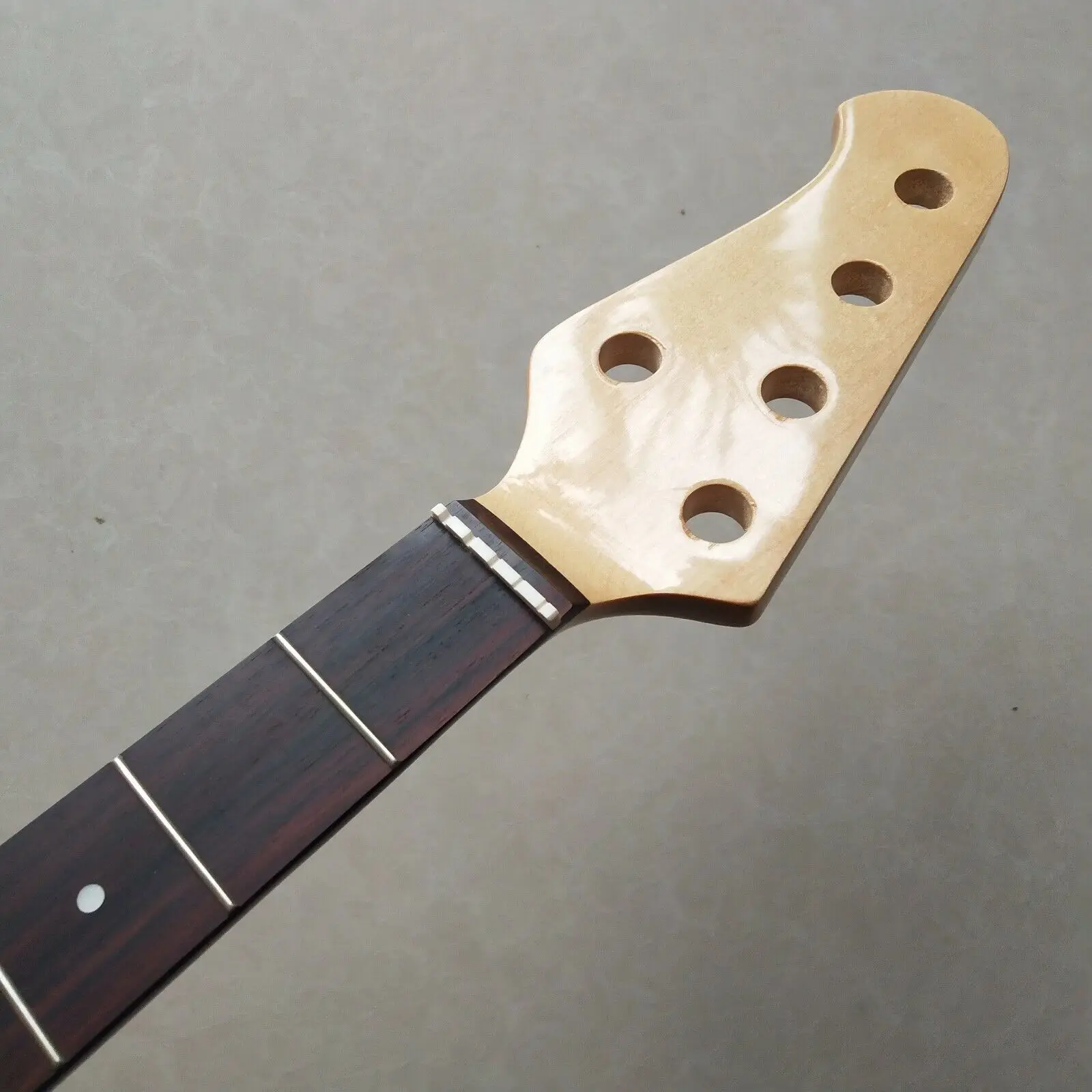 

Reversed head 5 String Bass Guitar Neck 21 fret 34inch Maple Rosewood Fretboard