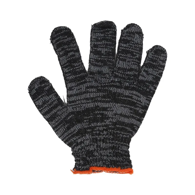 12Pairs Quality Cotton Work Gloves Wear Resistant for Woodworking Gardening Outdoor Camping Climbing Fishing Non-slip Mittens