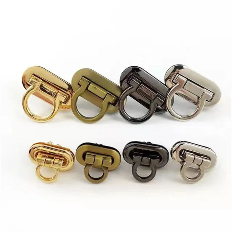 

Metal Turn Twist Lock Metal Buckle for DIY Handbag Purse Hardware Closure Clasp Bag Part Accessories