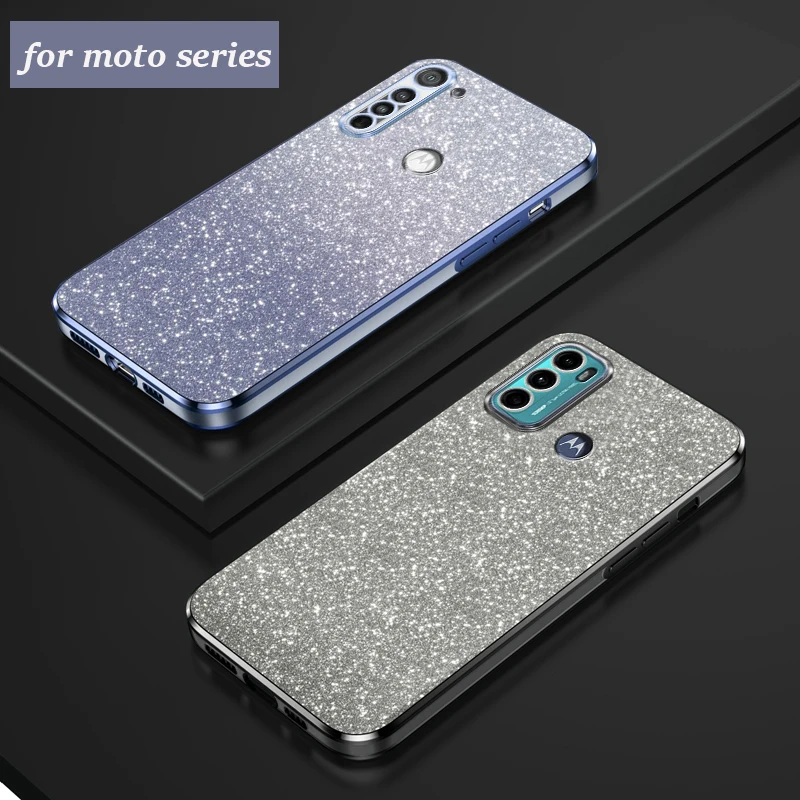 Luxury Gradient Glitter Plating Phone Case