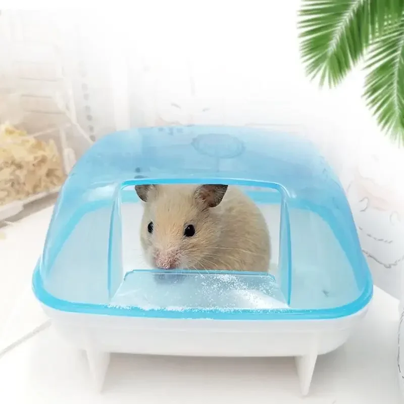 Mini Hamster & Small Animal Bathroom Set-Bathtub Accessories for Golden Bears, Guinea Pigs in Cage