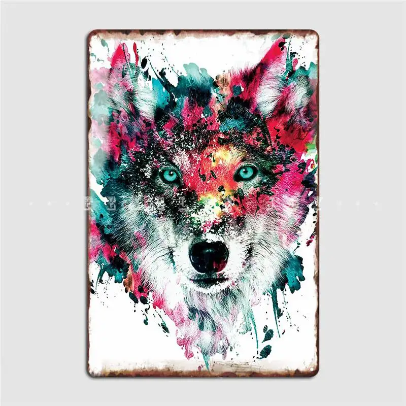 

Wolf Ii Metal Plaque Poster Cinema Kitchen Kitchen Printing Wall Plaque Tin Sign Poster