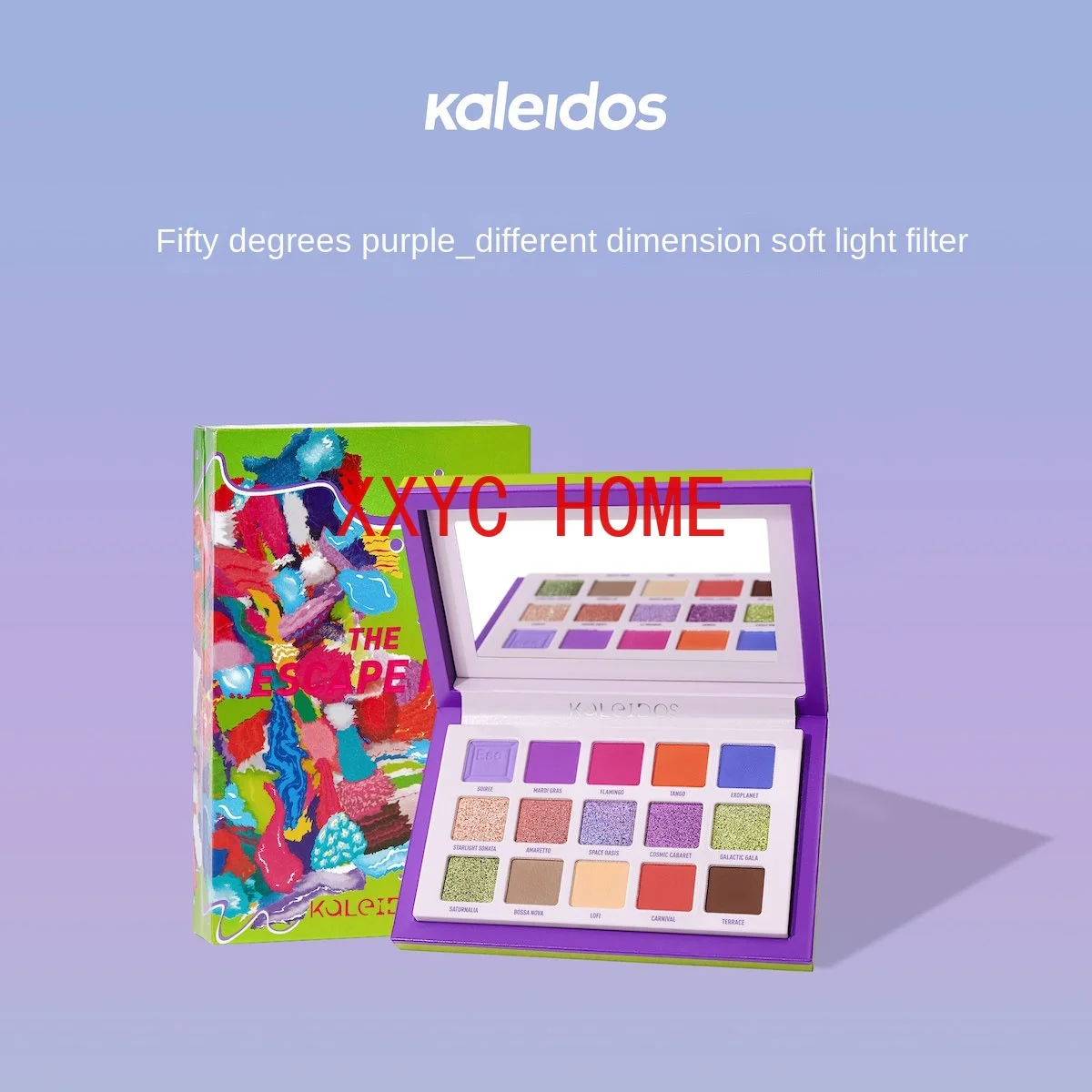

Kaleidos KALEIDOS Escape Cabin Fifteen Colors Eye Shadow Plate Ins Popular Niche Brand Shimmering Powder Shimmer Matte