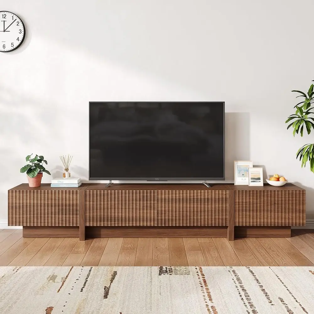 Walnut Square TV Stand 1