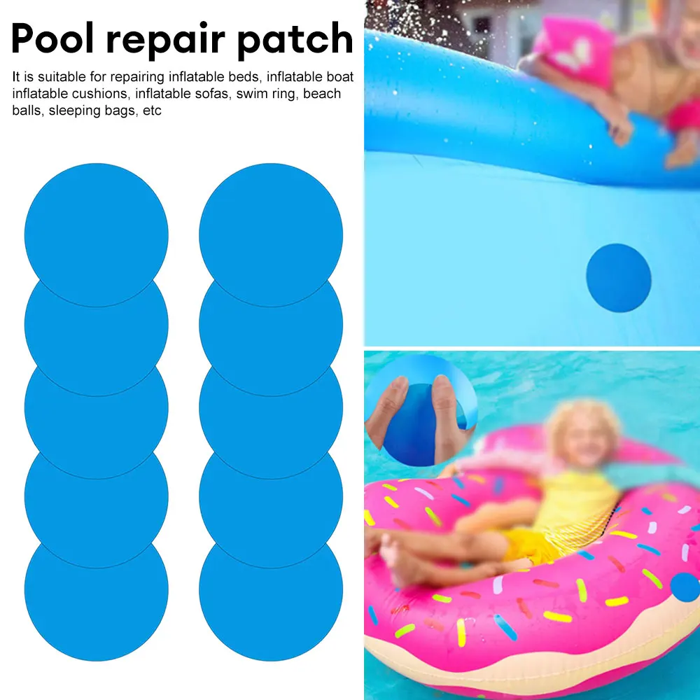 

Swimming Pool PVC Repair Patch Multifunctional Swimming Pool Repair Kit Inflatable Boat Repair Glue Swimming Pool Accessories