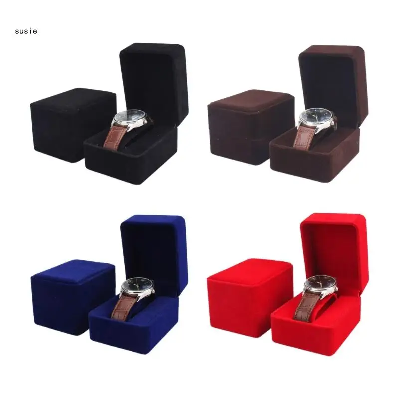 

X7YA Watch Box Watch Holder Travel Cases with High Quality Interior