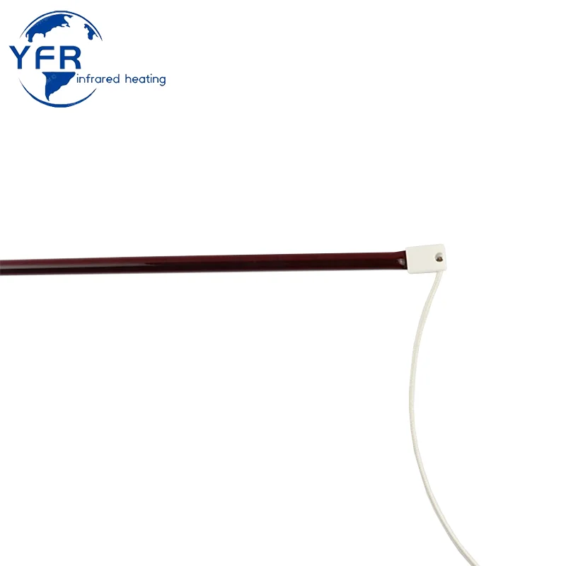 11.6cm length, 220V 300W Ruby Short Wave Halogen Infrared Heating Lamps quartz heating lamp