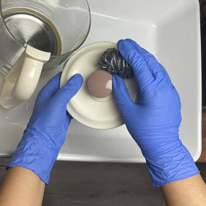 Disposable Nitrile Gloves 50/100PCS for Kitchen Cleaning Tattoo Hair Dyeing Manicure Waterproof Household Cleaning Tools