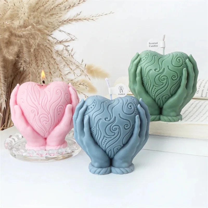 Heart Candle Silicone Mold 5