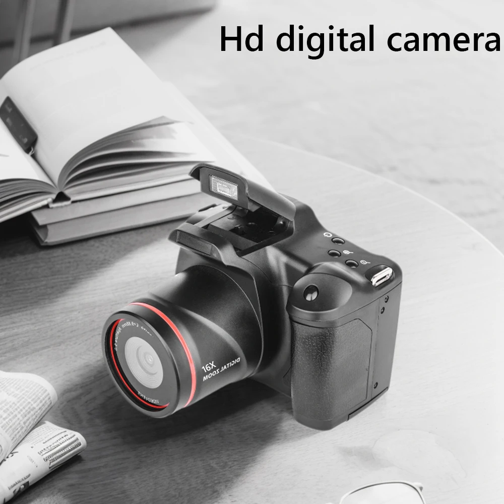 1080P 16MP 캠코더, 2.4인치 LCD 화면, 사진 및 비디오 촬영용 브이로그 카메라 비디오 레코더