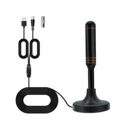 Digital TV Antenna for Smart TV 2023 Newest Indoor Car Digital HDTV Antenna with Strong Magnetic Base For DTMB ISDB DVB-T DMB-T