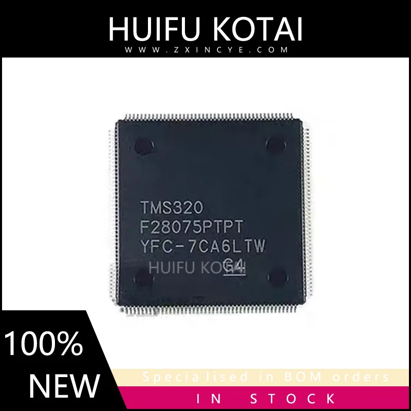 

1 шт., TMS320F28075PTPT LQFP-176, Новые Товары в наличии