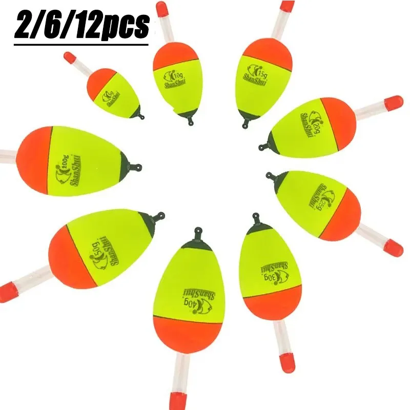 Flotteurs lumineux EVA 5g à 80g pour pêche de nuit en mer - bâtons lumineux en mousse plastique