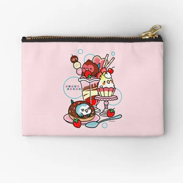 

Sweet Peeps Zipper Pouches Women Men Pure Money Cosmetic Key Bag Panties Socks Packaging Storage Underwear Wallet Small Coin