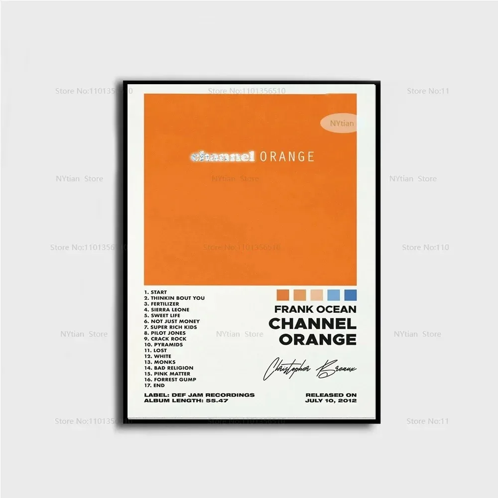 Nt1499 Frank Posters Blonde Ocean Nostalgia Ultra Music Album Poster Prints Wall Art Picture Canvas Painting For Home Room Decor Peckshirt