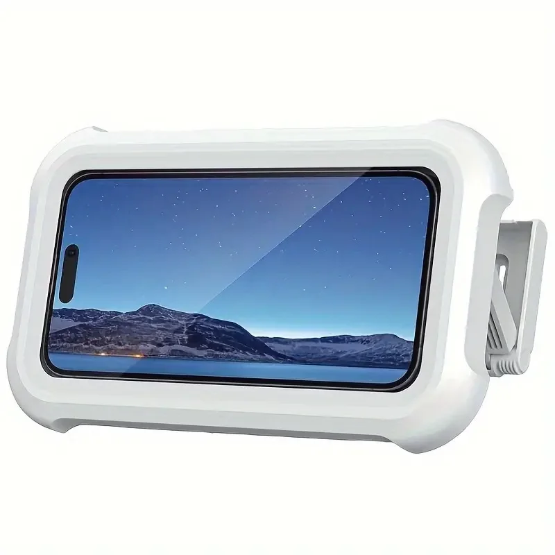 Waterproof Phone Holder for Shower, Shower Phone Box Waterproof, 360° Rotation Touchable Shower Phone Case, Angle Adjustable 6