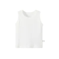 Summer Toddler Sleeveless T-Shirt 0-3 Years Old Baby Tank Top Breathable Cotton Vest 5