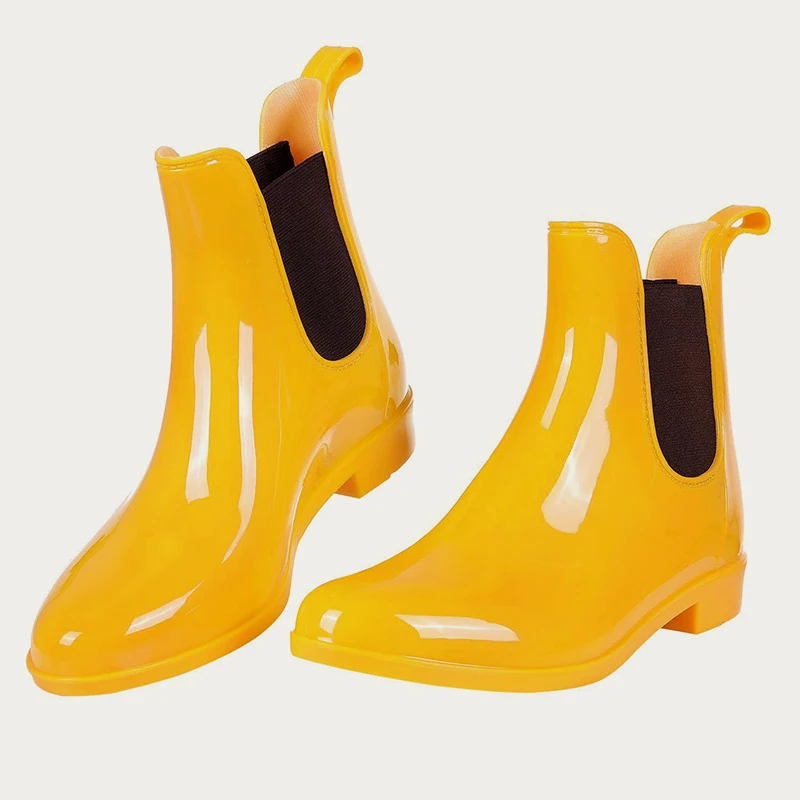 Waterproof Women Ankle Rain Boots