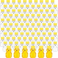 96 Pieces 2 oz Plastic Honey Bear Bottle for Storing and Dispensing Holiday Baby Shower Gifts 1