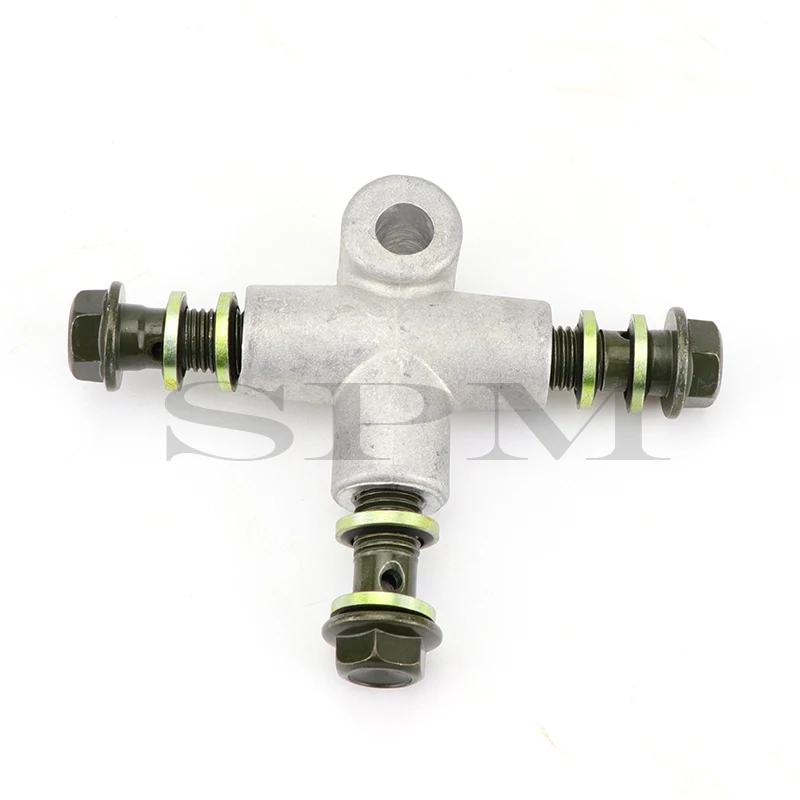 Hydraulische Bremsschlauch Rohr T-Kupplung T-Stück Fitting T-Stück 3-Wege-Adapter für Motorrad Dirt Pit Bike ATV Bremssystem