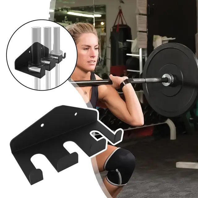 VANROUG Barbell Storage Hanging Rack, Vertical Hanging Barbell Rack