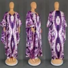 Robes africaines pour femmes Hijab caftan imprimé ample Boubou Robe afrique vêtements Ankara Dashiki dubaï Abaya écharpe Robe Caftan Robe