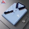 2025 Embroidered Polo Men's 100% Cotton Polo Shirt Summer New Business Leisure Breathable High-Quality Polo Shirt for Men 5